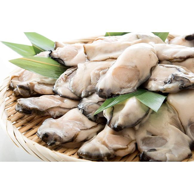 Minato Dining Shiosou Oyster, Stripped Oyster, 2L Size, 2.2 lbs (1 kg) (After Thawing, 2.9 oz (850 g) / Large Size 26 - 35 Capsules), Shellfish, Oyster, Shellfish, Oyster, Peeled Oyster, Hiroshima Oyster, Frozen Hiroshima Oyster, Gourmet, Gift