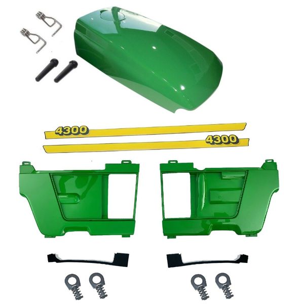 Upper Hood/Side Panels/ Decals Fits John Deere 4300 LVU12062 LVU10564 LVU10565