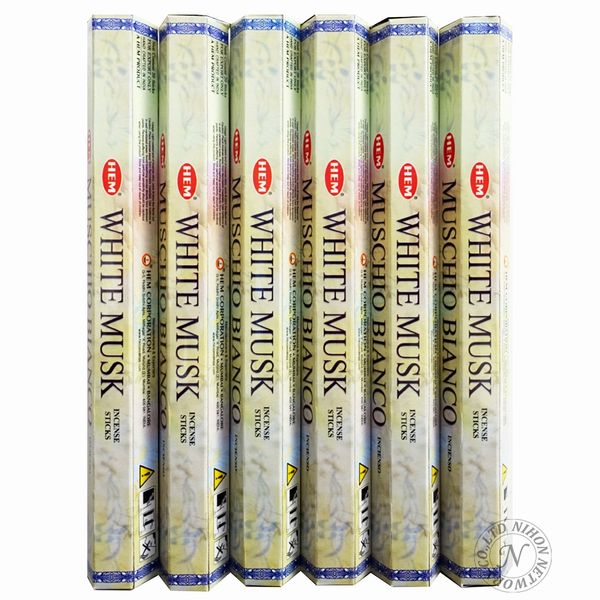 Limited special price &quot;HEM Hexagonal Incense 6-pack White Musk&quot;<br> /No time specified for mail delivery Hem WHITEMUSK/Incense/Cheap/India/<br> *Cancellation, changes to order details and shipping address are not possible after order confirmatio