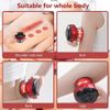 Smart Dynamic Cupping Therapy Set, Electric 3 in 1 Cupping Set for Cellulite Red