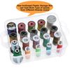 New brothread 3 Layers Stackable Clear Storage Box/Organizer for Holding 60 Spools Home Embroidery & Sewing Thread (Spool Size Requirement: Height≤2.2"/5.6CM; Width≤1.69"/4.3CM)