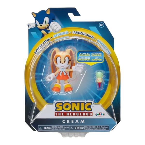 Sonic The Hedgehog Wave 13 Cream 4-Inch Mini Figure [with Ice Cream Cone]