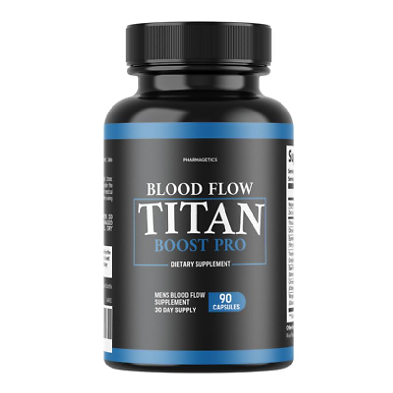 Blood Flow Titan Boost - Mens Blood Flow Supplement - Genuine, 90 ...