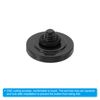 PATIKIL Camera Shutter Button, 5 Pack Soft Shutter Release Button Pure Copper Camera Button Concave Suitable for Nikon for Fujifilm for Leica DSLR/SLR Camera, Black
