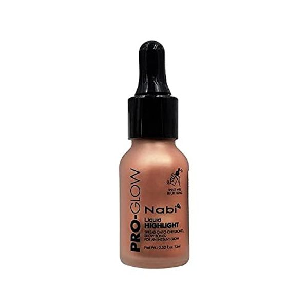 Liquid Highlight, Makeup Liquid Glow Illuminator Face Highlighters - Light Brown