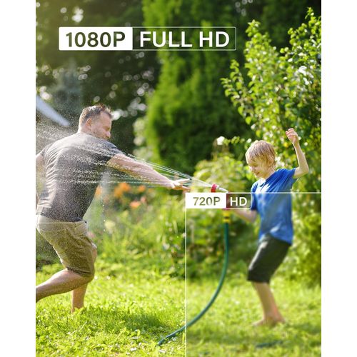 ANNKE 1080P Add-on CCTV Camera, Hi-Resolution Home Security Camera for Surveillance System, IP66 Weatherproof Indoor Outdoor, Long Distance Night Vision