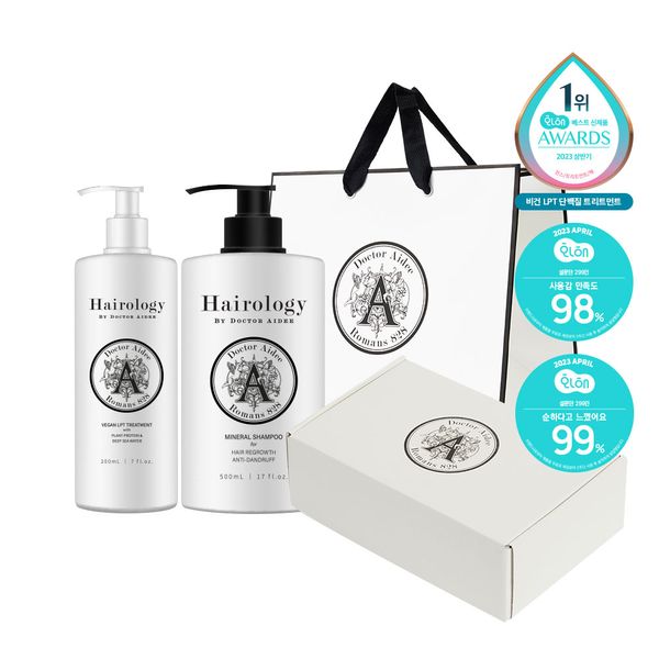 [Gift Set] Hairology Shampoo + Treatment (Vegan Anti-Hair Loss Shampoo + LPT Protein Treatment)