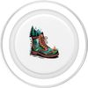 Hiking Boot Tent Camping Camp Camper PopSockets PopGrip for MagSafe