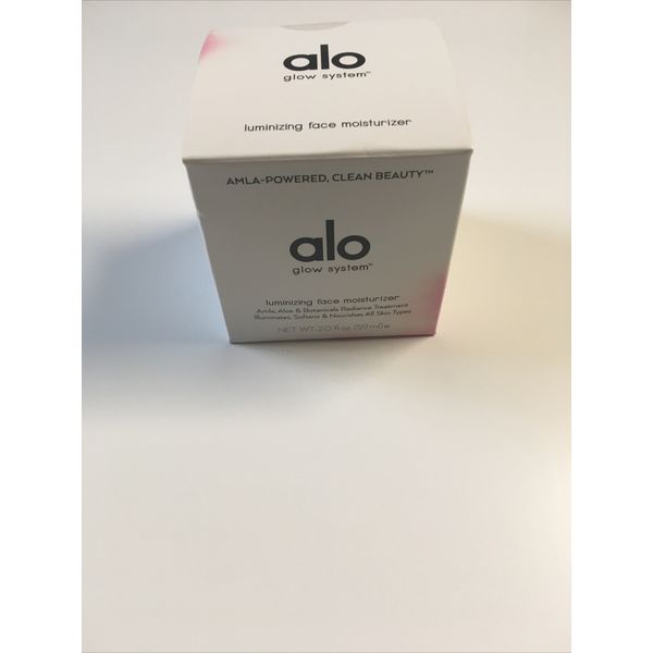 New Alo Glow System Luminizing Face Moisturizer 2 oz Aloe  Botanicals Cream Alma