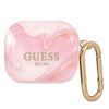 Guess GUA3UNMP Case for AirPods 3 Pink Marble Collection