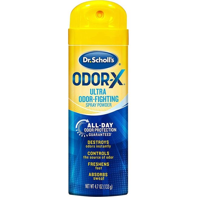 Dr. Scholls Odor-X Ultra Odor Fighting Foot Spray Powder 4.7 oz