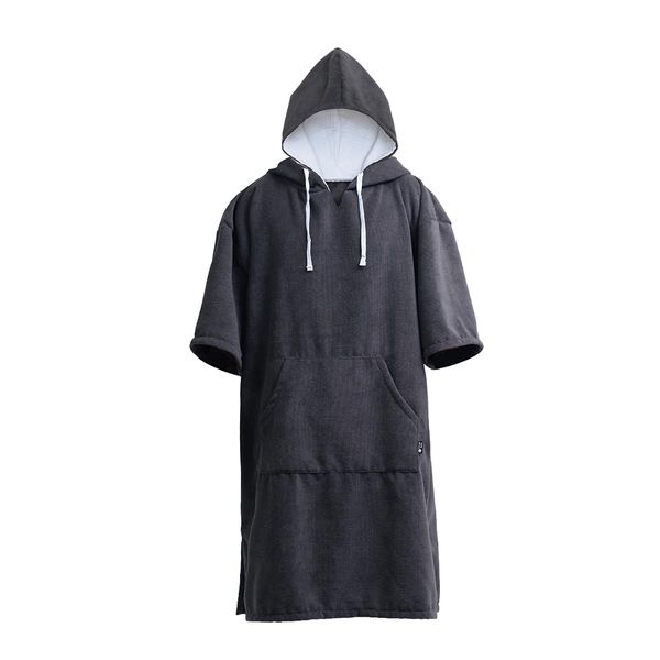 [co-que] Poncho for Sauna, Poncho, Outdoor, Tent, Sauna, Camping, Glamping, Change of Clothes, For Adults, Quick Drying, Water Absorbent, Thermal, Dry, Air Bathing, Washing, Cool, Comfortable, Men's,