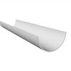 White Round Gutter 4mt Length 112mm