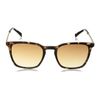 Calvin Klein R367S 50mm Square Sunglasses (Dark Tortoise, Brown Lens)
