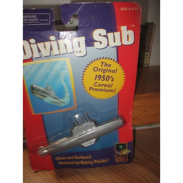 DaMERT Diving Sub Toy Powered by Baking Powder Bath Tub Pool Submarine~NEW!