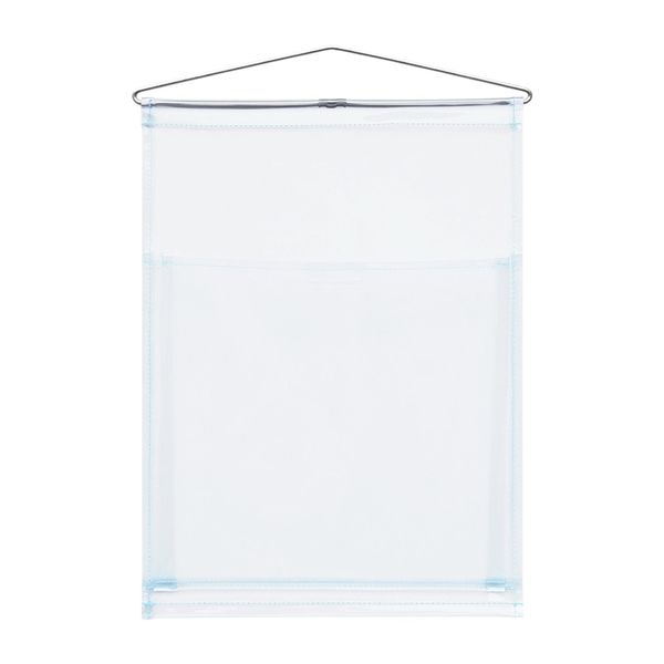 Wall Pocket with Gusset, A4, 1P, Clear x Clear W-100