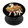 Veganes Pferd Vegetarisches Gemüse Kawaii PopSockets mit austauschbarem PopGrip