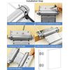 Premium Stainless Steel Double Action Spring Door Hinges - 5" - 4 Pack