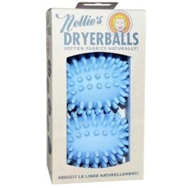 Nellie's All Natural Dryer Ball Blue 2 Pack [Ship Overseas] [Parallel Import]