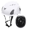 Adjustable Outdoor Helmet for Earmuffs & Warning Taillights (White)