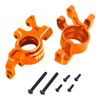 Traxxas 7836-ORNG - Aluminum Steering Blocks, Left/Right, Orange