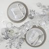Ginger Ray Silver Foliage Christmas 1.5m Decoration Garland