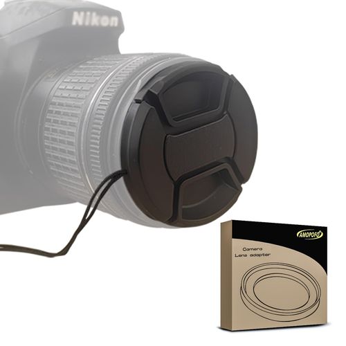 52mm Camera Lens Cap Compatible for Nikon 35-105mmf/3.5-4.5,AF-S600mmf/4GEDVR Lens and for Canon EF-28mmf/2.8,EF-35mmf/2,EF 55-200mmf/4.5-5.6IIUSM,EF 40mmf/2.8STM Lens(52mm Lens Cap)