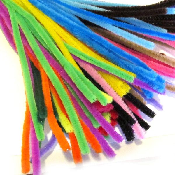 The Crafts Outlet Chenille Stems, Pipe Cleaner, 12-inch (30-cm), 100-pc, Mixed Pack