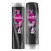 Seda - Pretos Luminosos - Kit Shampoo e Condicionador (2x 325Ml) - (2x 11FlOz)