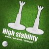 tee,Tee White Plastic Adjustable Tee Holder Training Driving Range Long Tee Replacement for Lover (Pack of 2)