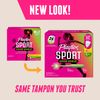 Playtex Sport Odor Shield Tampons Multipack (16ct Regular/16ct Super), Unscented - 32ct | Tampons Regular and Super, Playtex Tampon Multipack, Feminine Care with 360 Leak Defense