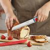 Bread Knife with Sheath, 8 Inch Serrated Bread Knife for Homemade Bread, Bread C