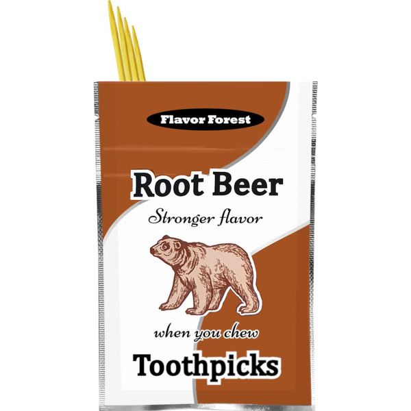 Root Beer Flavored Toothpicks 100ct