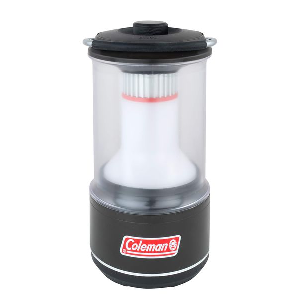 Coleman LED Lantern Batteryguard 800 Lumens, Super Bright High Power Cree Led Lamp, Portable Camping Light Lantern - Black, Small