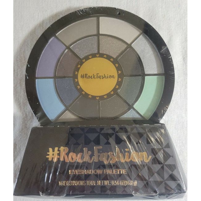 Markwins #rock fashion EYESHADOW PALETTE 16 EYESHADOWS TOTAL NEW FREE S/H