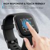 Tuocal 8 Pack Screen Protector Compatible with Fitbit Versa 2 Screen Protector Soft TPU Support Fingerprint Sensor Anti Bubble Scratch Resist Cover for Fitbit Versa 2 Smartwatch