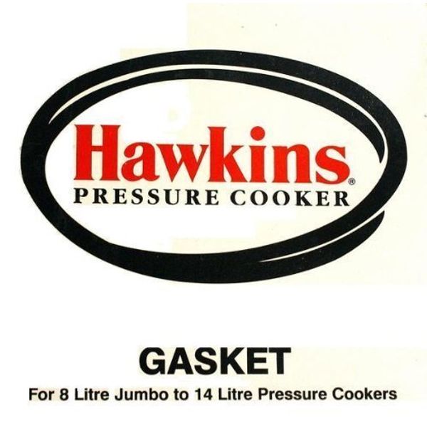 Hawkins D10 – 09 Pressure Cooker Gasket For 8-liter Jumbo/X L/X L/X L, Black by A & J Distributors, Inc. [parallel import goods]