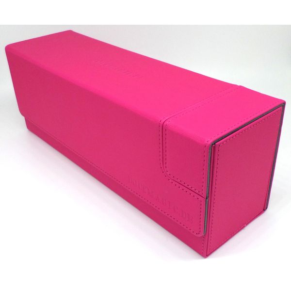 docsmagic.de Premium Magnetic Tray Long Box Pink Medium - Card Deck Storage