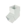 Rainwater Pipe Accessories - White Downpipe - Square Offset Bend