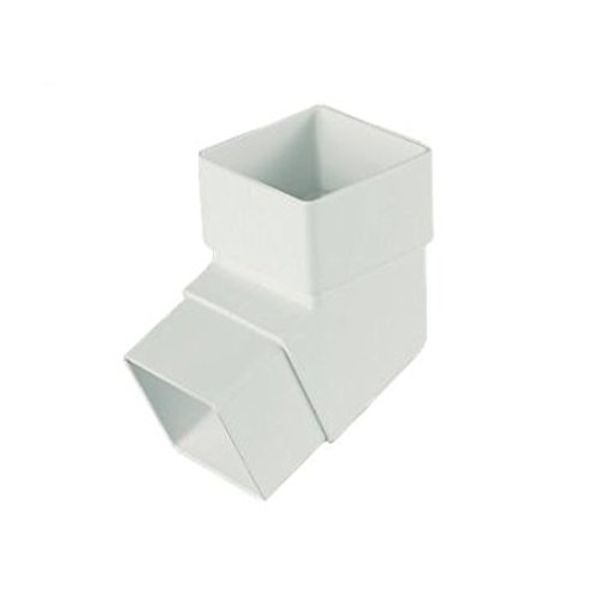 Rainwater Pipe Accessories - White Downpipe - Square Offset Bend