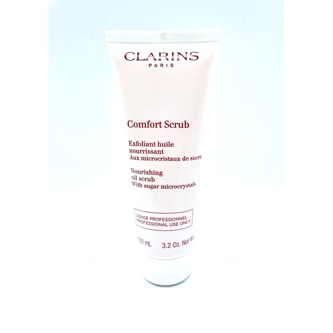 Clarins Comfort Scrub Nourishing Oil Scrub W/ Sugar microcrystals 3.2 oz Unboxed