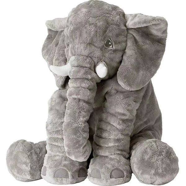 BOOJALOO Giant Stuffed Animals Doll Elephant Stuffed Animal, 24" Stuffed Elephant Plush Toy Gifts for Girls Boys Gray