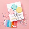 Spellbinders Mylar Balloons Etched Dies, White