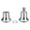 DIYI Solid Stainless Steel Shower Door Knob, 30mm, Silver, Rustproof, Classic Style, 1 Count