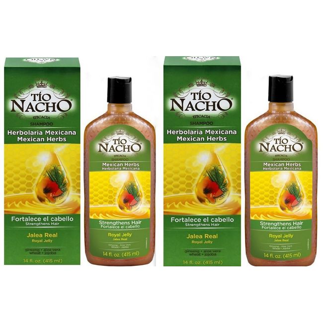 TIO NACHO Shampoo Mexican Herbs 14oz ( 2 pack ) ****