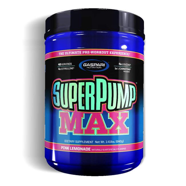 SuperPump Max Supplement, Pink Lemonade, 1.8 Pounds