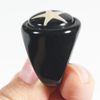 Starfish Black Ring Size 7