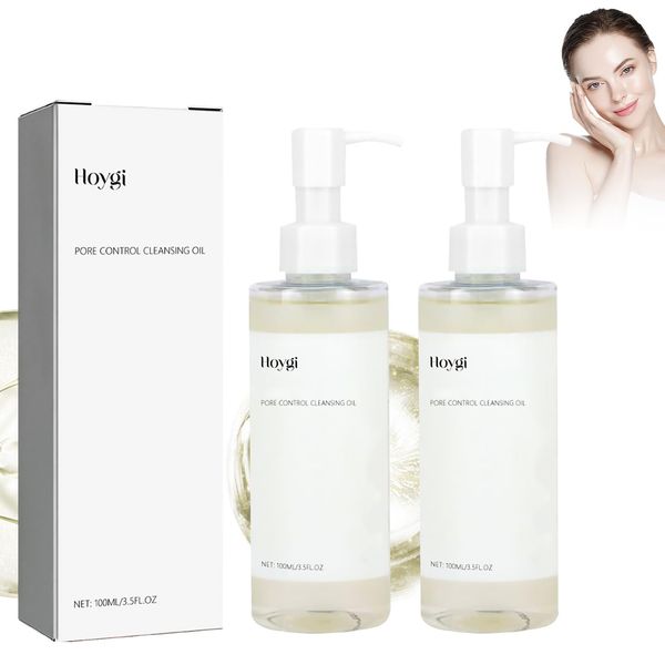 Oil Cleanser Korean 2PCS Centella Cleansing Oil Cleansing Oil Facial Cleanser Deep Cleansing Foam Calming Skin Refreshing Lightweight Daily Makeup Blackheads Removal(100ML)