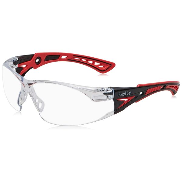 Bolle RUSH+CLEAR Clear Lens Safety Glasses