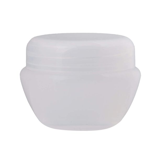 diystyle 20 Pack Cream Empty Case Pot For Cosmetics, if changing Empty Container Travel Supplies White